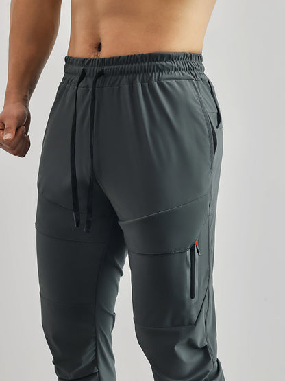 Pantaloni Sportivi Elasticizzati da Uomo con Vita Elasticizzata e Gamba Affusolata