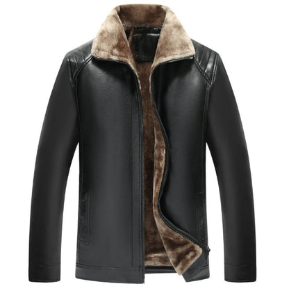 Chaqueta de invierno para hombre con cuello de solapa y múltiples bolsillos