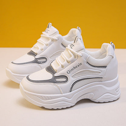 Sneakers con Zeppa in Mesh | Ideali per l'Estate