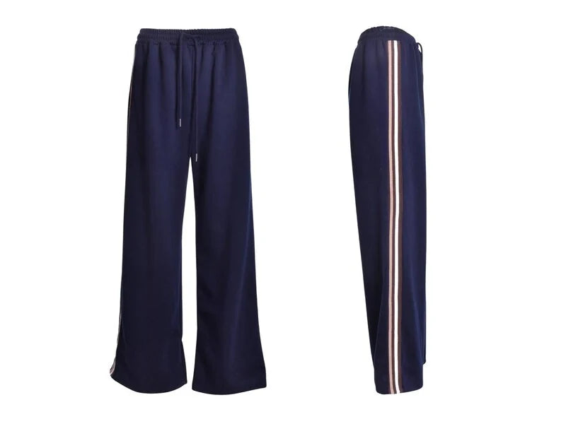 Komplet dame dragt jakke med lynlås og bukser