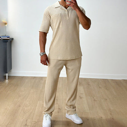 Set Polo e Pantaloni da Uomo I Ideale per l'Estate