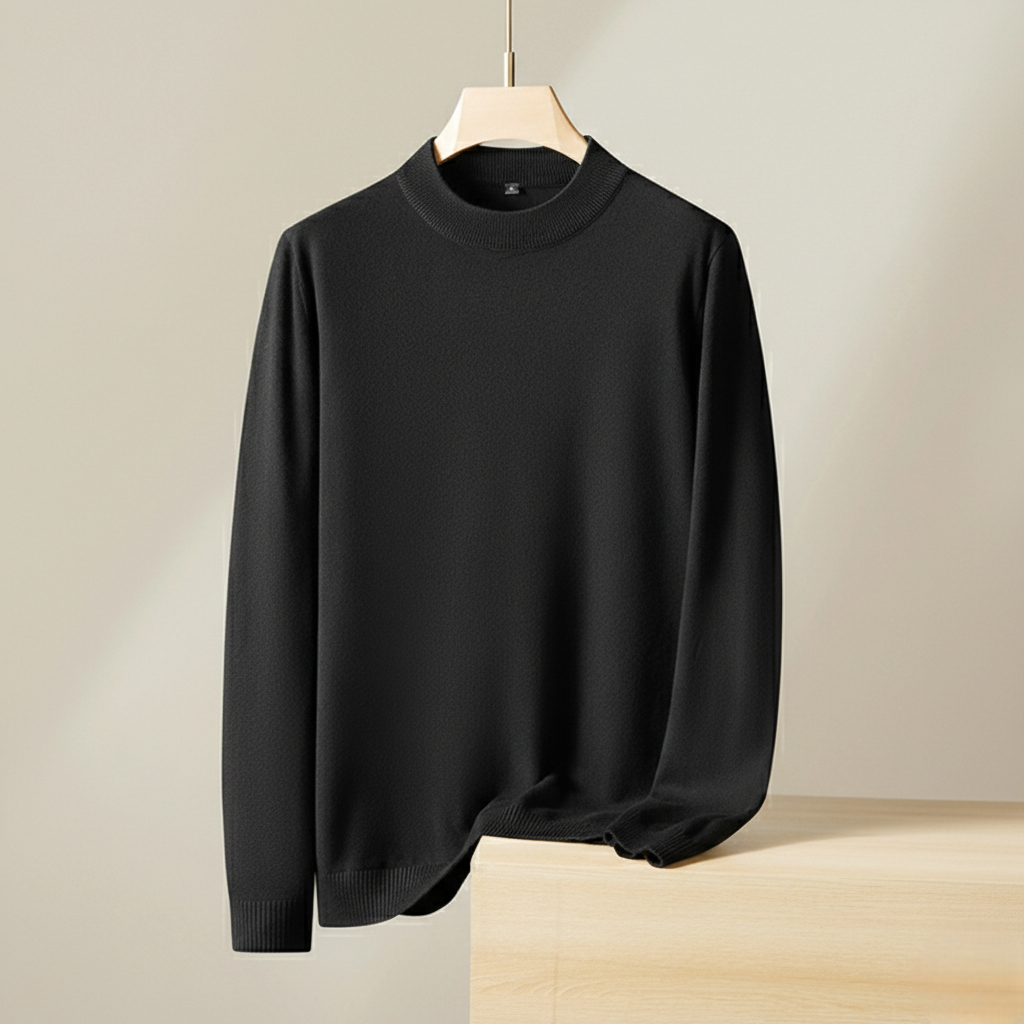 Maglione da Uomo in Maglia con Texture Leggera e Morbida