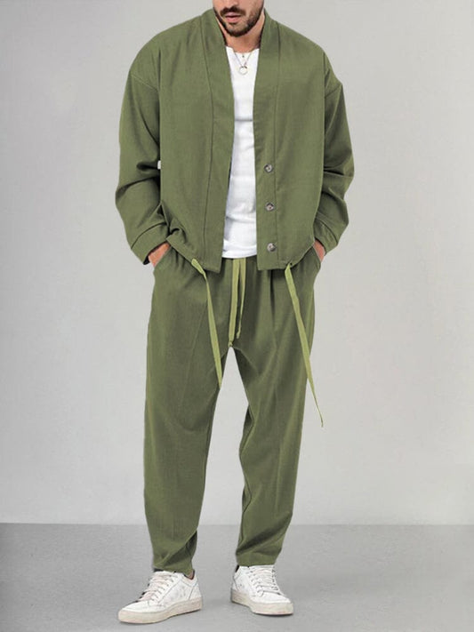 Finn - Completo casual da uomo in stile morbido e formale