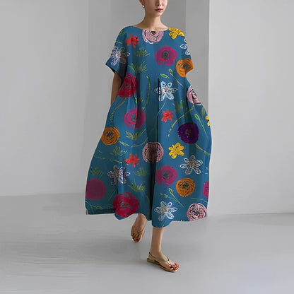Zoe - Abito estivo leggero in stile formale bohémien