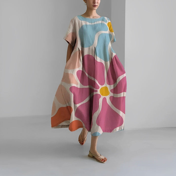 Zoe - Abito estivo leggero in stile formale bohémien