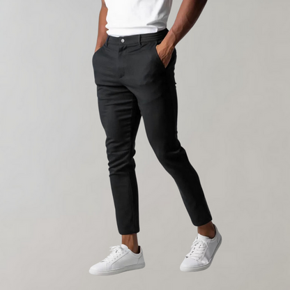 Jason - Pantaloni chino casual ed elastici formali
