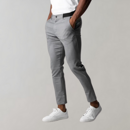 Jason - Pantaloni chino casual ed elastici formali
