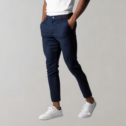 Jason - Pantaloni chino casual ed elastici formali