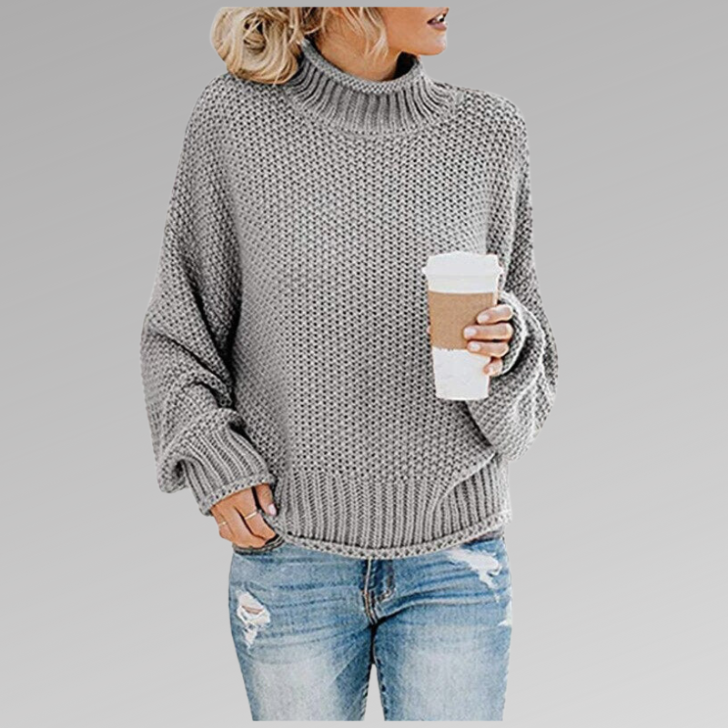 Emilia - Maglia Collo Alto invernale di Alta Qualità per Abbigliamento Informale