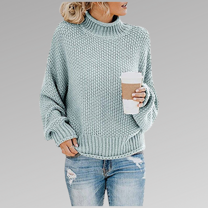 Emilia - Maglia Collo Alto invernale di Alta Qualità per Abbigliamento Informale