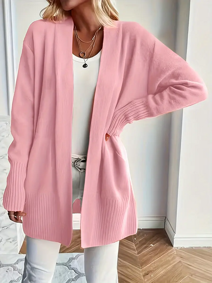 Maglione da Donna in Maglia con Girocollo e Vestibilità Rilassata