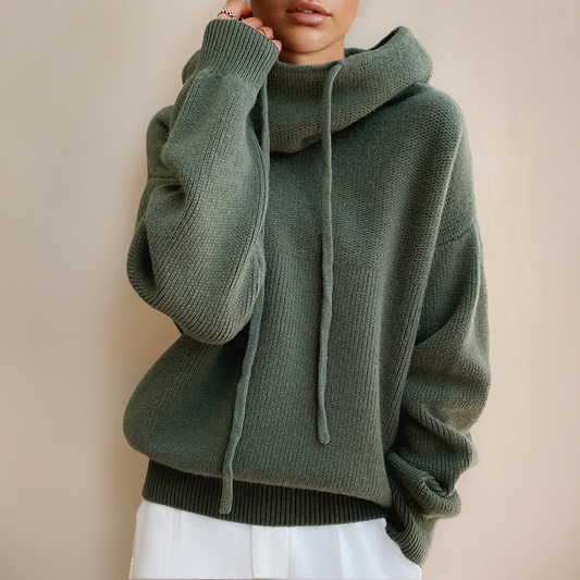 Maglione con Collo Alto in Lana Merino, Traspirante e Termico, Versatile per Occasioni Casual e Formali