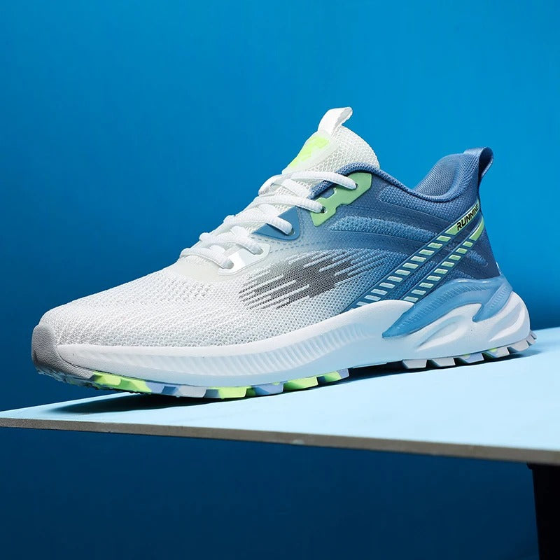 Sneakers da Corsa da Uomo in Mesh con Tomaia Traspirante e Soletta Imbottita