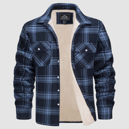 Giacca Camicia Casual da Uomo con Tasche