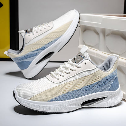 Zapatillas de Hombre con Cordones, Diseño Bajo y Punta Redonda