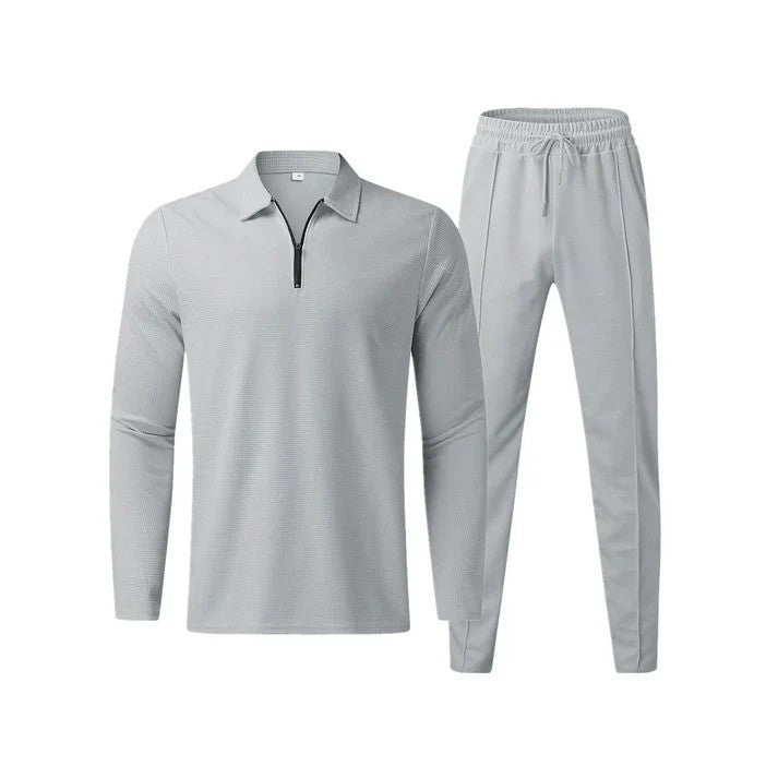 Set da uomo con maglia e pantaloni coordinati ideale per la primavera