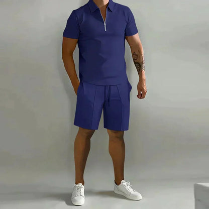 Set polo e pantaloncini coordinati ideale per l’estate