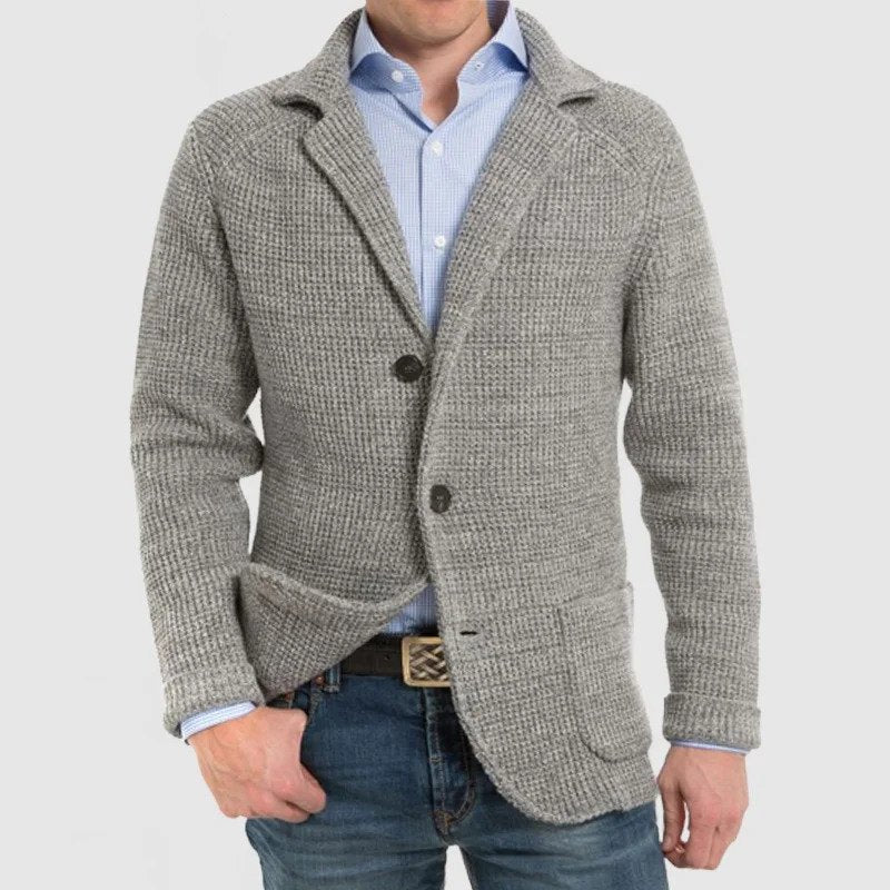 Giacca da uomo con maniche lunghe e tasche con patta | Ideale per autunno e inverno