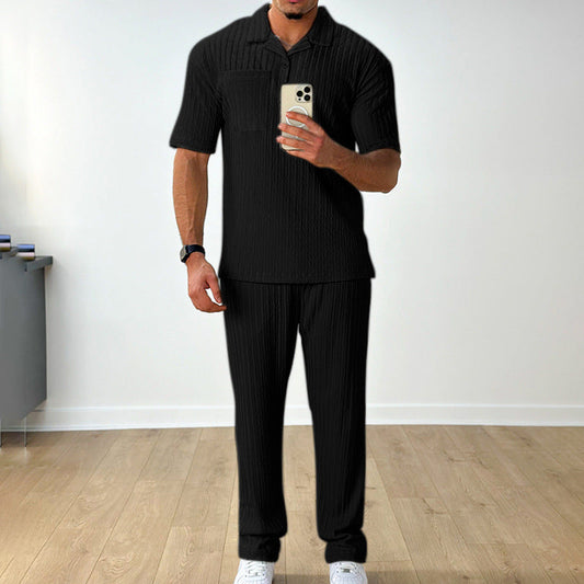 Set Polo e Pantaloni da Uomo I Ideale per l'Estate