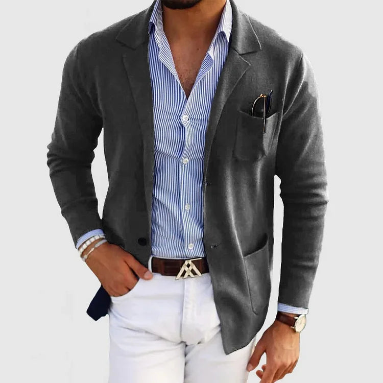 Blazer Classico Monopetto da Uomo | Ideale per Autunno e Inverno
