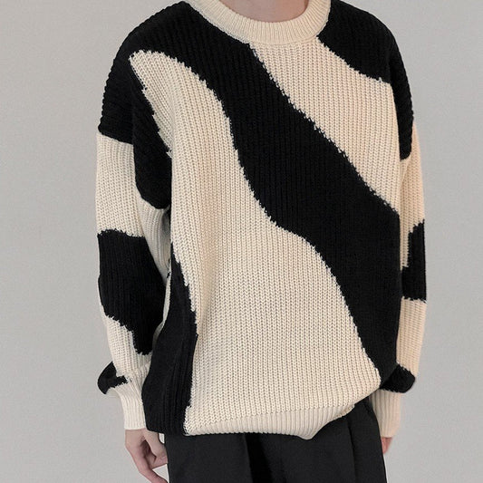 Maglione Pullover da Ragazzo con Girocollo e Vestibilità Ampia