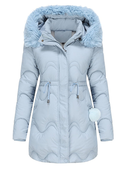 Cappotto Invernale con Cappuccio per Donne