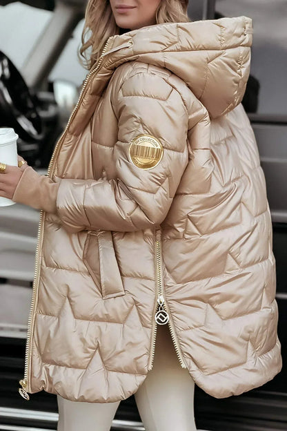 Cappotto Invernale da Donna Imbottito con Cappuccio