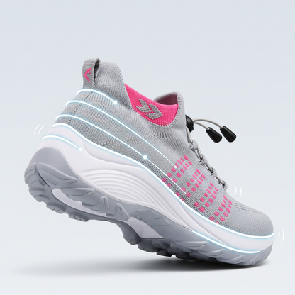 Scarpe Ortopediche da Donna con Punta Larga e Cuscino Ortopedico