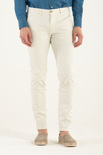 Pantaloni da Uomo a Gamba Dritta con Tasche Laterali e Posteriori