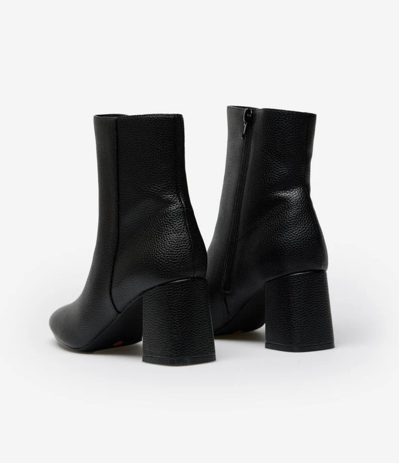 Stivaletti da Donna con Tacco Largo e Cerniera Laterale