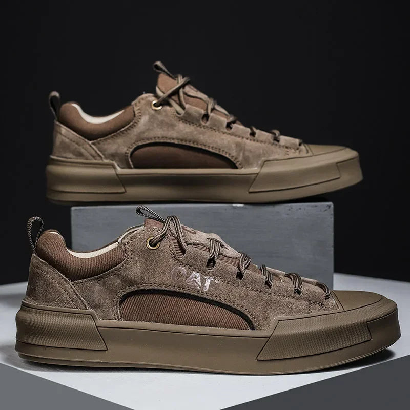 Sneakers da Uomo con Inserti Traspiranti e Suola Robusta