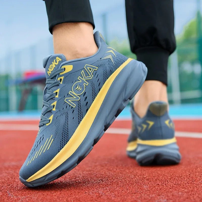 Scarpe da Corsa Leggere da Uomo con Tomaia Traspirante e Suola Antiscivolo