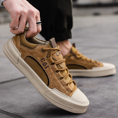 Sneakers da Uomo con Inserti Traspiranti e Suola Robusta