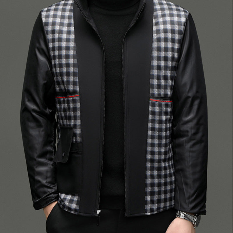 Trench Coat Autunnale da Uomo con Fodera Rimovibile e Cintura Regolabile