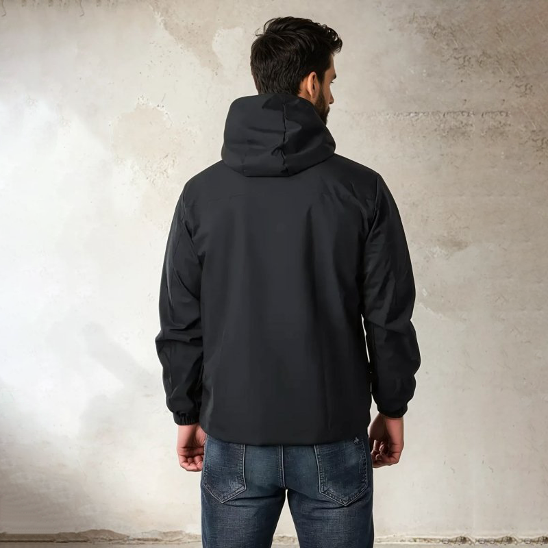 Giacca Uomo Outdoor Tasche Multiple Vestibilità Larga